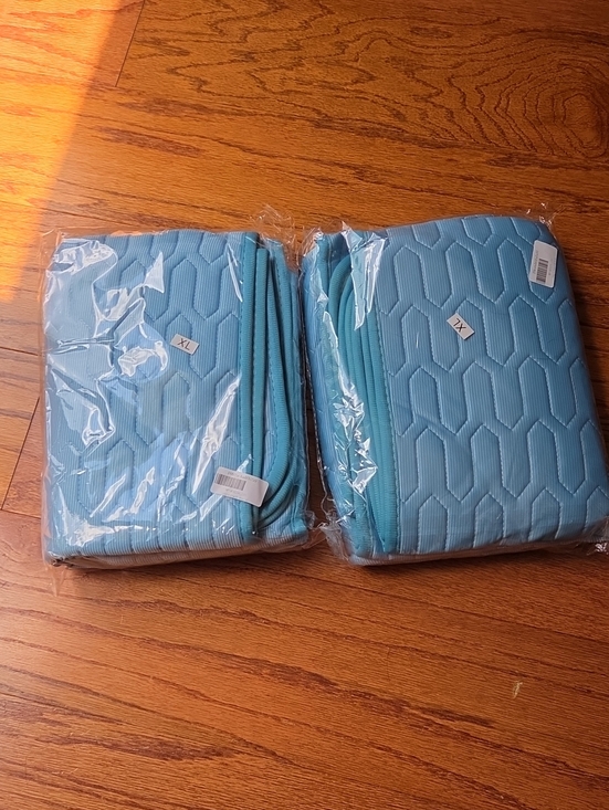Other - Light Blue Quilted Bed Pad Protector - Pack of 2